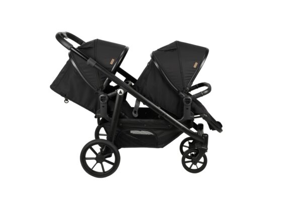 Topmark Duo Kinderwagen ,Tweeling Kinderwagen (Showmodel) Kleur Donker Grijs - Afbeelding 3