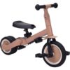 Topmark - Lio - 4 in 1 Driewieler Met Duwstang - Macchiato