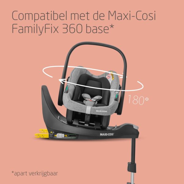 Maxi-Cosi Zelia S Trio Kinderwagen 3 in 1 Set, 0 - 4 Jaar, Tot 22 kg, Inclusief CabrioFix S i-Size Autostoeltje, Accessoires, Luiertas, Grijs.  ...Show model!!!!! - Afbeelding 3