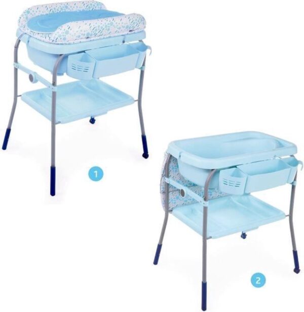 Chicco Bad set , Cuddle & Bubble verzorgingstafel  BLue