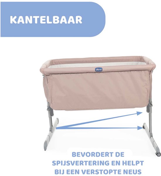 Chicco Next2Me Co-sleeping Wieg – sand- Comfortabel dichtbij, veilig in het eigen wiegje - Afbeelding 9